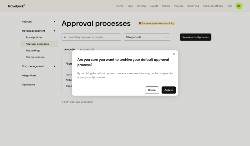 Travelperk screen example