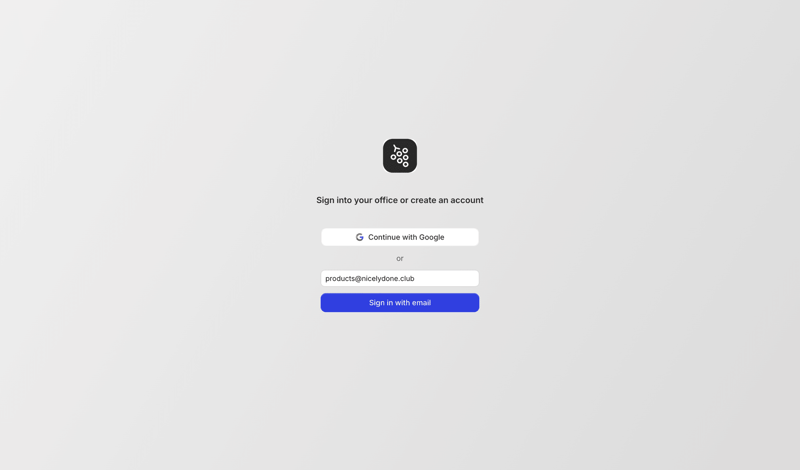 Gather screen example
