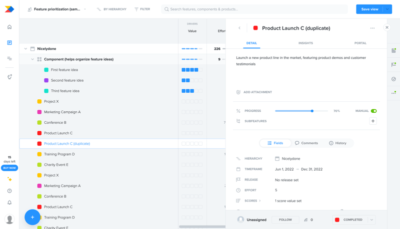 Productboard
			         ux ui design