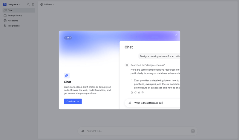 Langdock
			       ux ui design