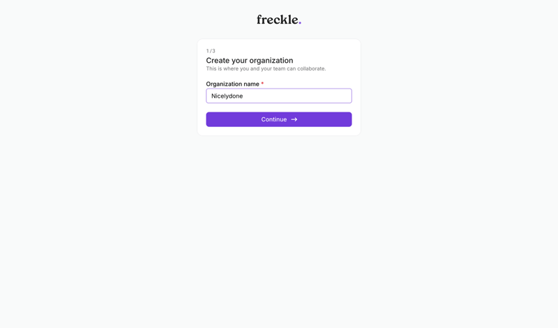 Freckle
			     ux ui design