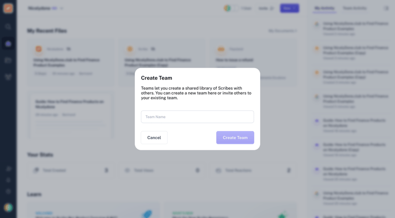 Scribe
			     ux ui design