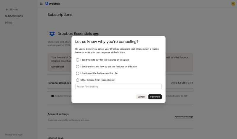 Dropbox
			         ux ui design