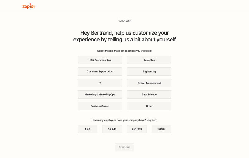 Zapier
			    ux ui design
