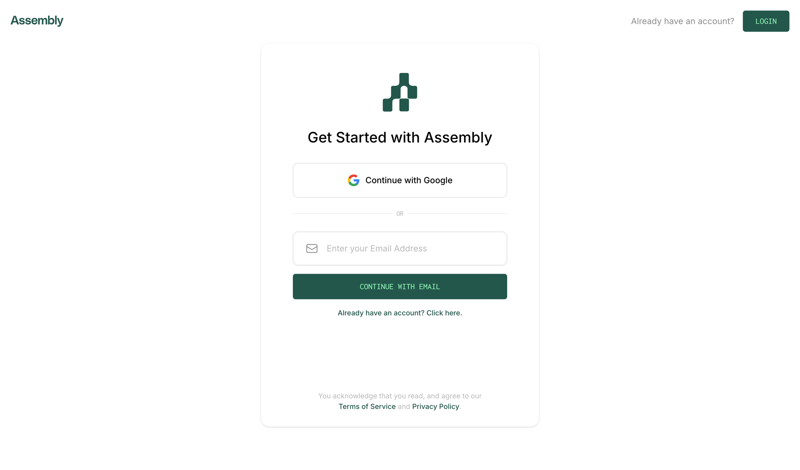 Assembly
			           ux ui design