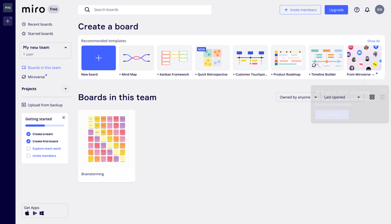 Miro
			              ux ui design