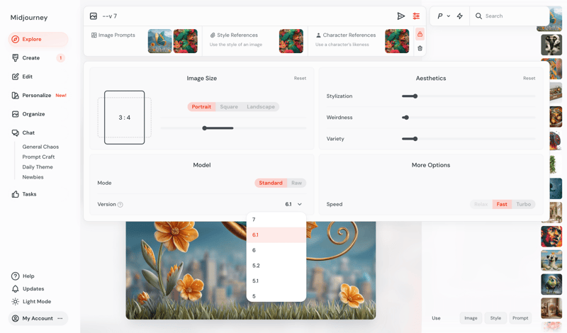Midjourney
			        ux ui design