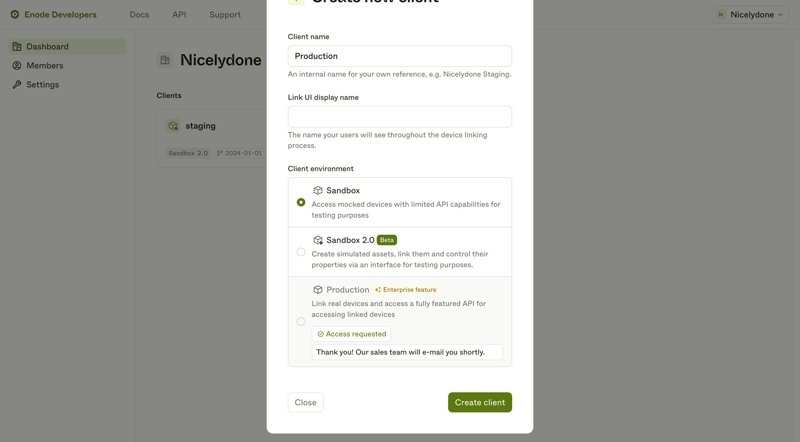 Enode
			      ux ui design
