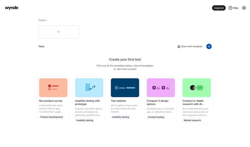 Wynde
			    ux ui design