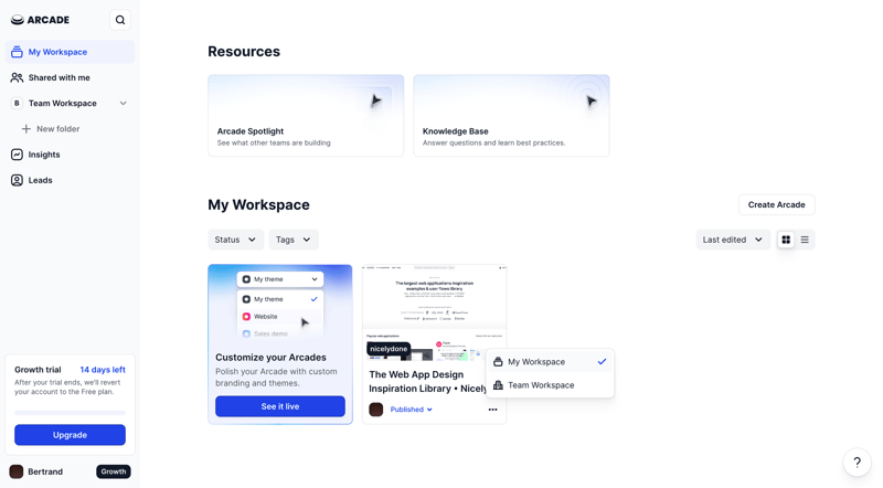 Arcade
			            ux ui design