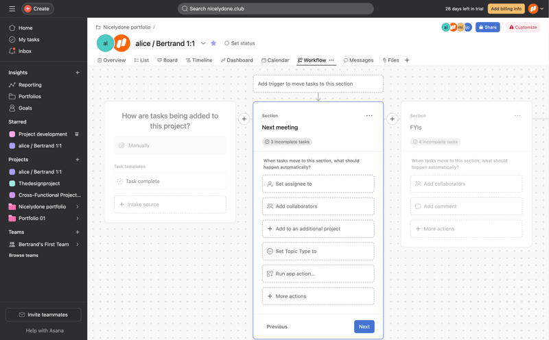 Asana
			            ux ui design