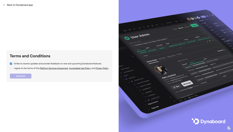 Dynaboard
			           ux ui design