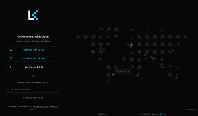 Livekit screen example