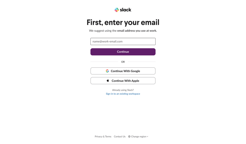 Slack
			    ux ui design