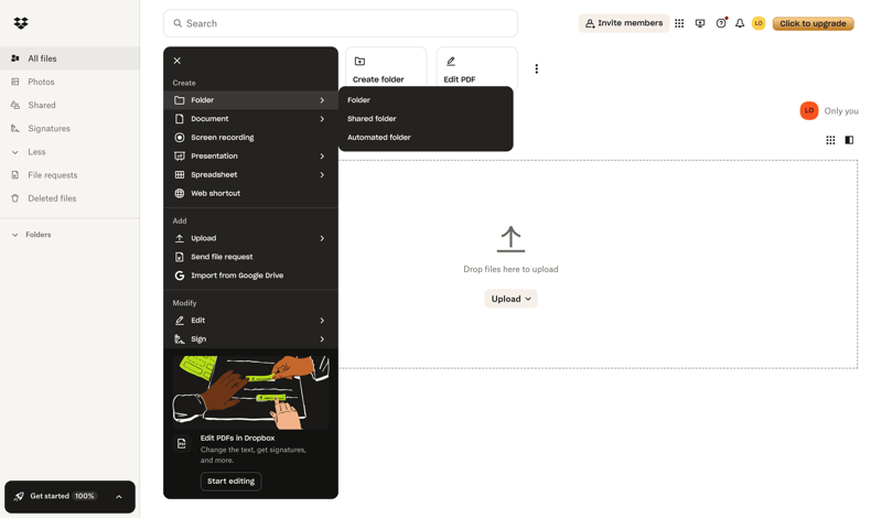Dropbox
			                         ux ui design