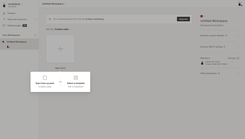 QuestionScout
			           ux ui design