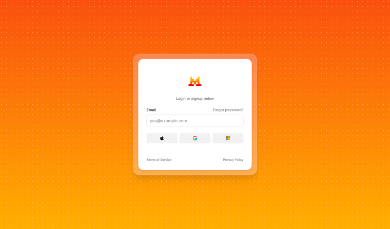 Mistral screen example