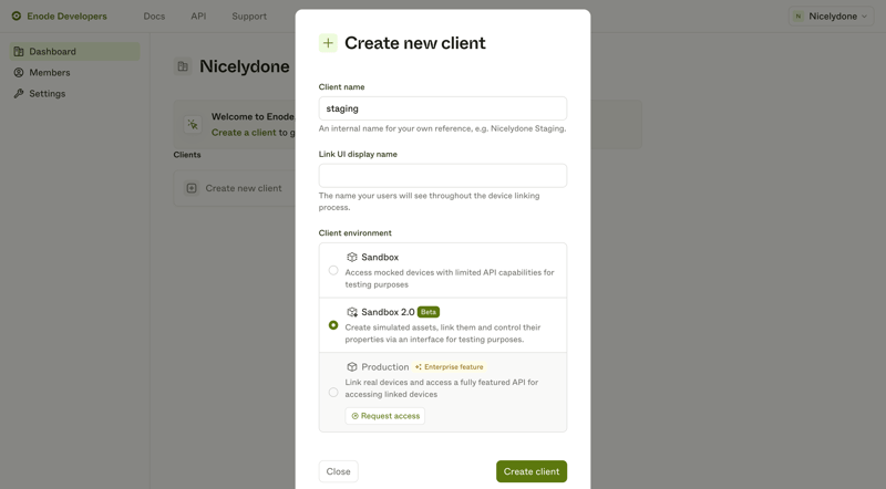 Enode
			     ux ui design