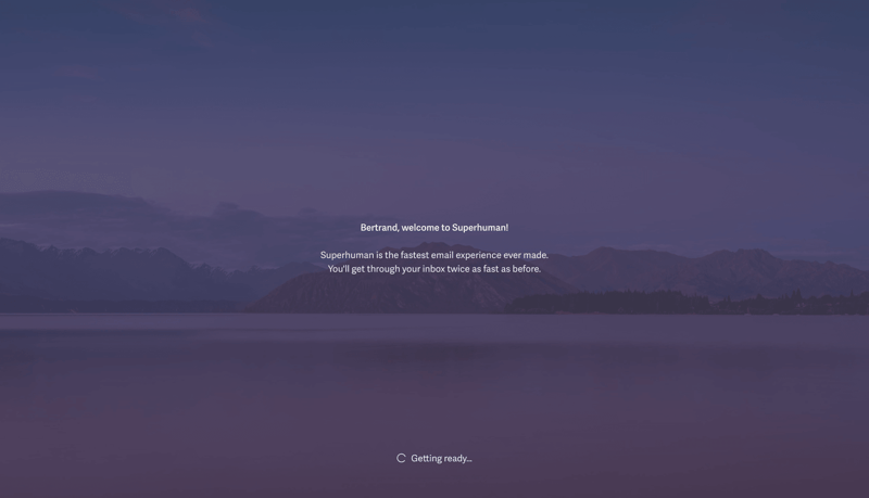 Superhuman
			    ux ui design