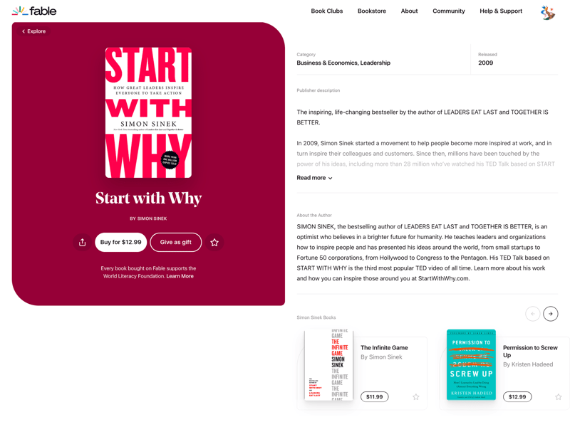 Fable
			    ux ui design