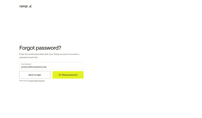 Ramp
			          ux ui design