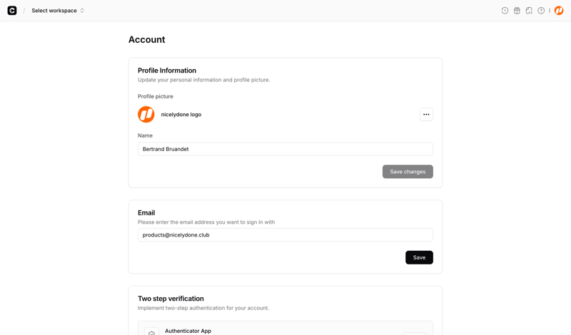 Chatbase screen example
