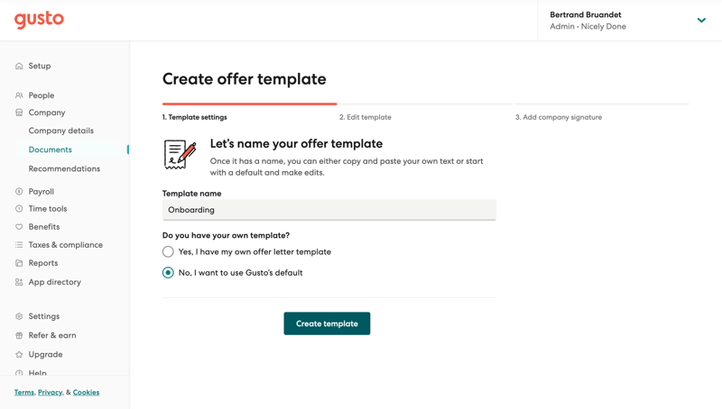 Gusto
			      ux ui design