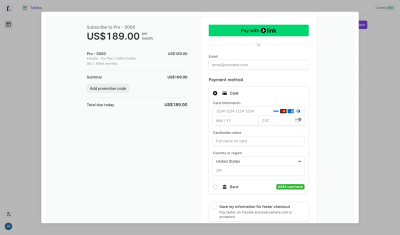 Freckle
			   ux ui design