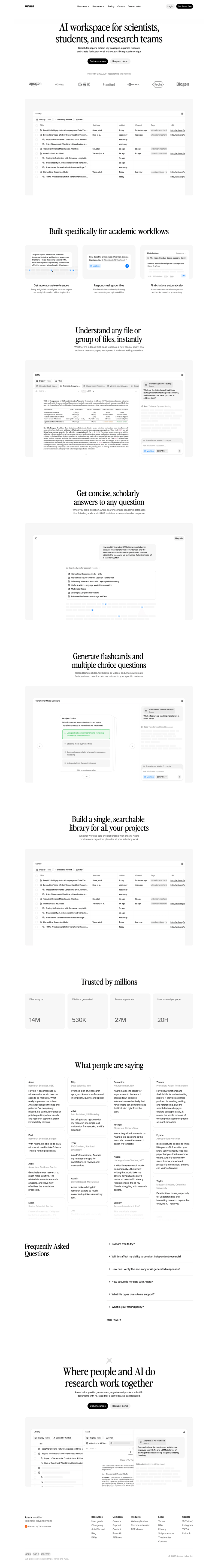 Anara screen example