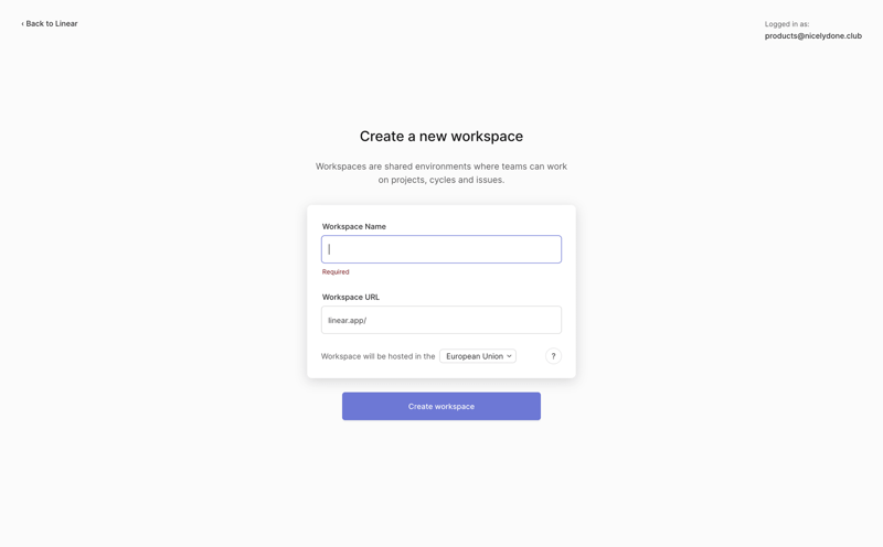 Linear
			      ux ui design