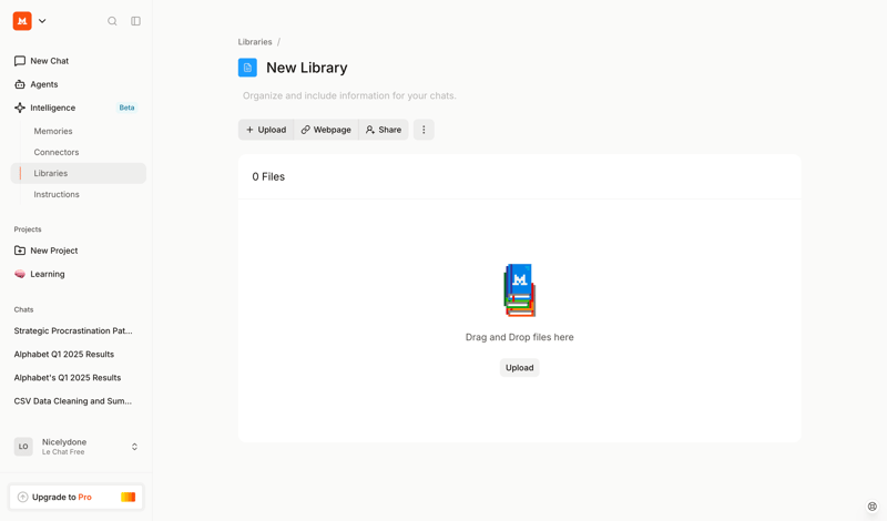 Mistral screen example
