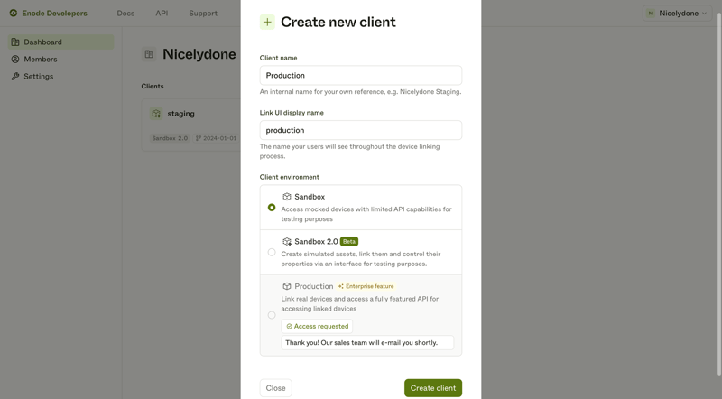 Enode
			     ux ui design