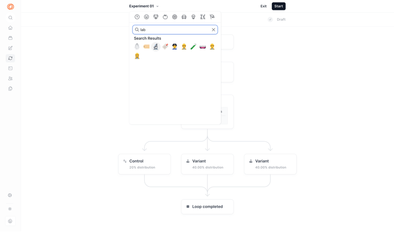Loops screen example