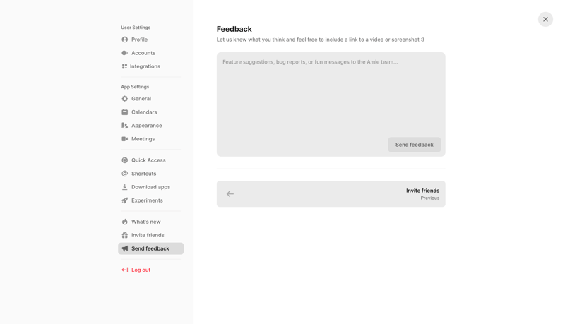 Amie
			    ux ui design
