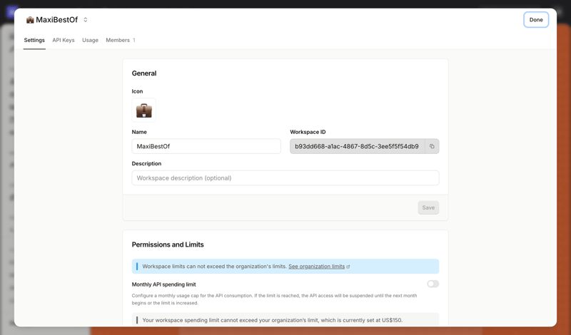 Mistral screen example