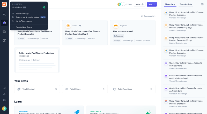 Scribe
			                ux ui design