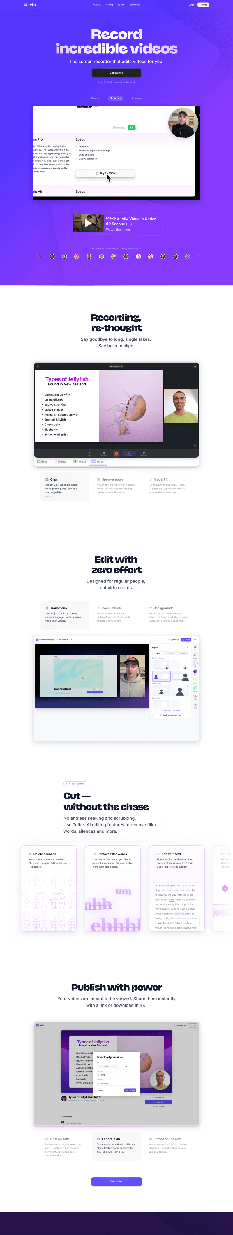 Tella
			    ux ui design