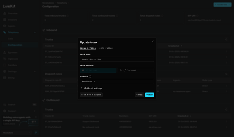 Livekit screen example