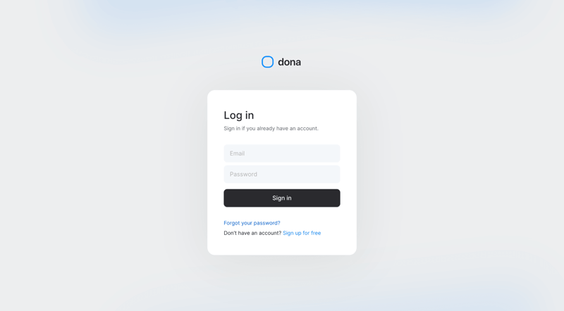 Dona
			          ux ui design