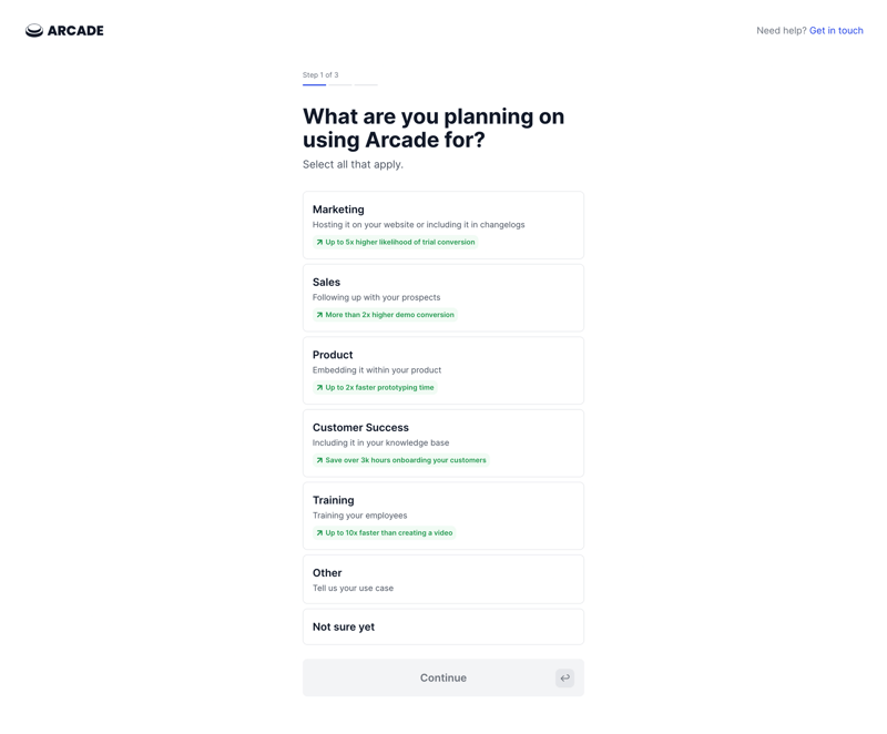Arcade
			   ux ui design