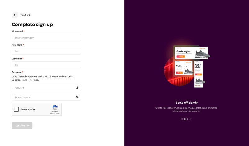 Creatopy screen example