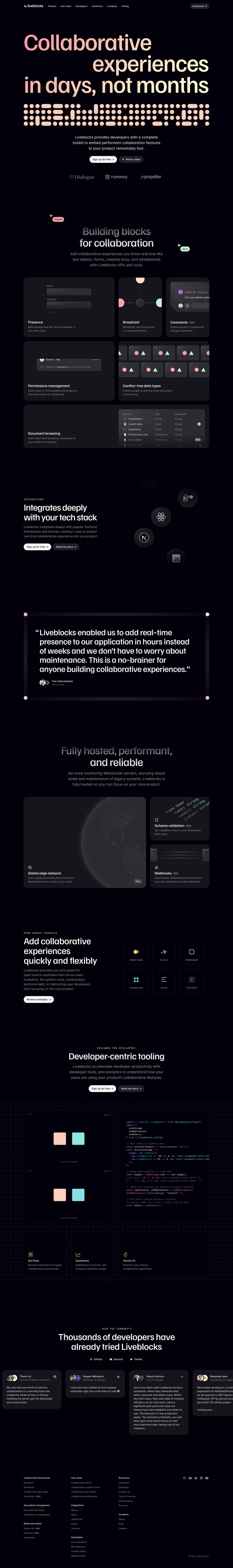 Liveblocks
			    ux ui design