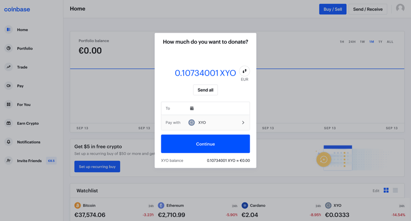 Coinbase
			     ux ui design