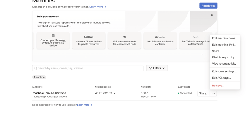 Tailscale
			     ux ui design