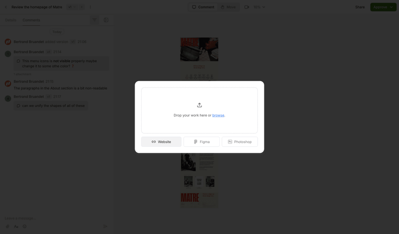 Workflow
			   ux ui design