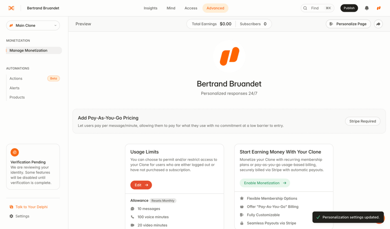 Delphi screen example