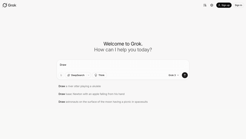 Grok
			        ux ui design