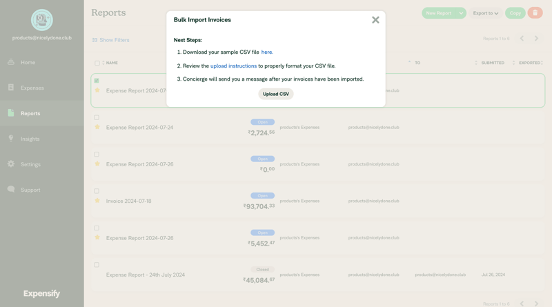 Expensify
			                     ux ui design