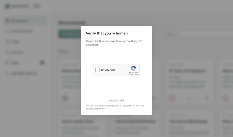 Grammarly screen example