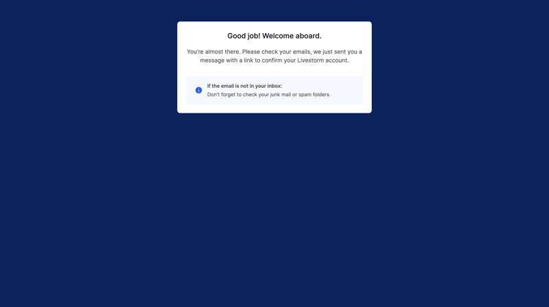 Livestorm
			         ux ui design